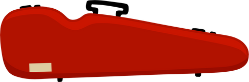 Violin case. Bag for classical musical instrument.